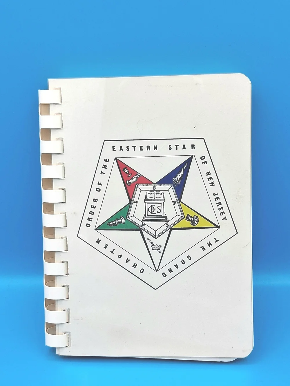 vintage spiral Bound book published  The Grand Chapter Order of the Eastern Star